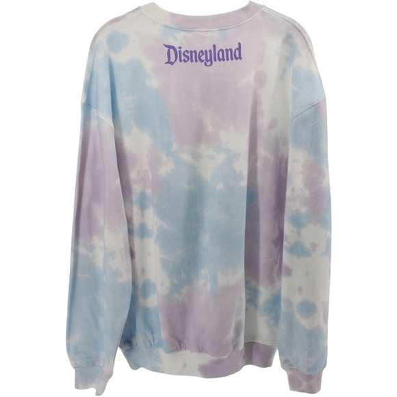 NEW Disney Tie Dye “A Pug is all You Need” Comfy Crewneck Sweater Size L - Picture 5 of 9